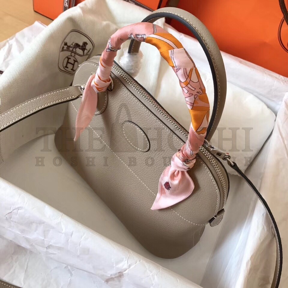 H**me5 Tourterelle Clemence Bolide 27cm Handmade Bag Master Quality