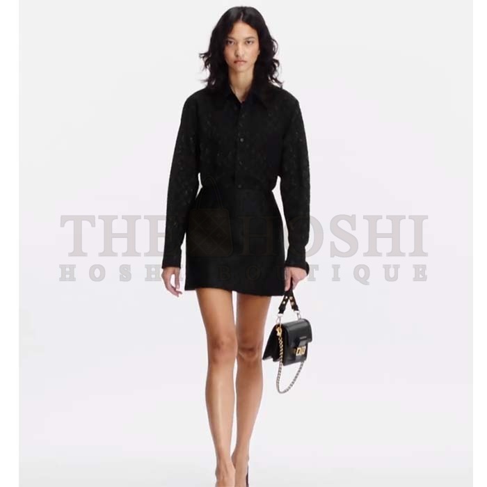 L0vis Vvtt0n LV Women Mini Dauphine Handbag Black Epi Grained Cowhide Leather Microfiber Lining Master Quality