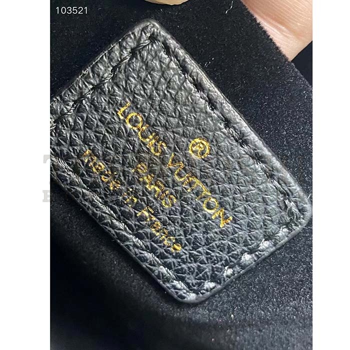 L0vis Vvtt0n LV Women Madeleine BB Handbag Black Monogram Empreinte Grained Cowhide Master Quality
