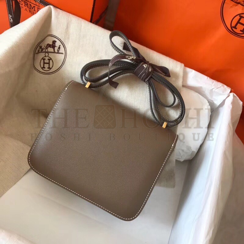 H**me5 Mini Constance 18cm Taupe Epsom Bag Master Quality
