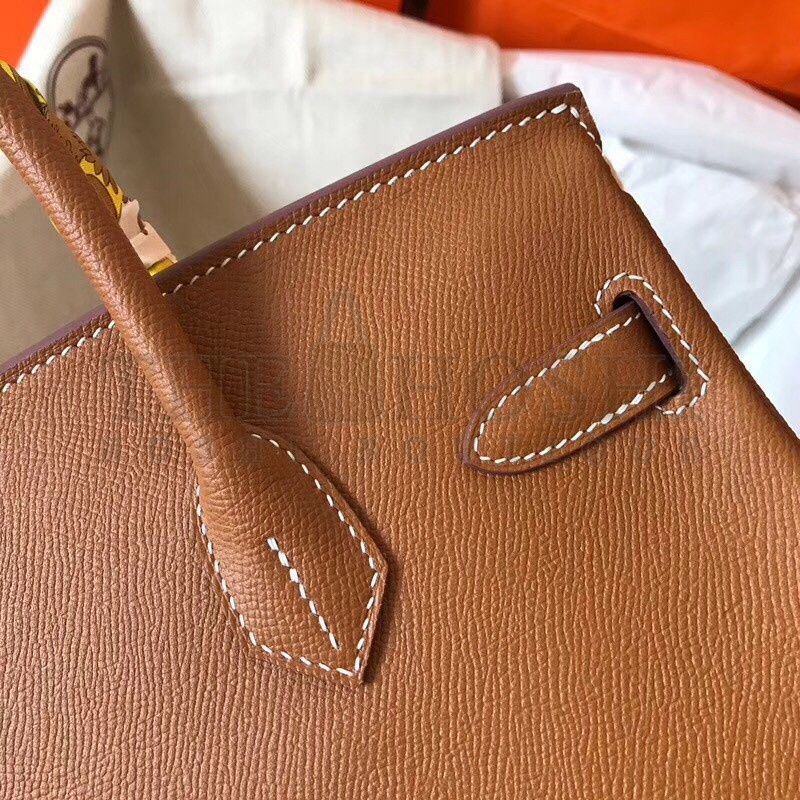 H**me5 Gold Birkin 30cm Epsom Handmade Bag Master Quality