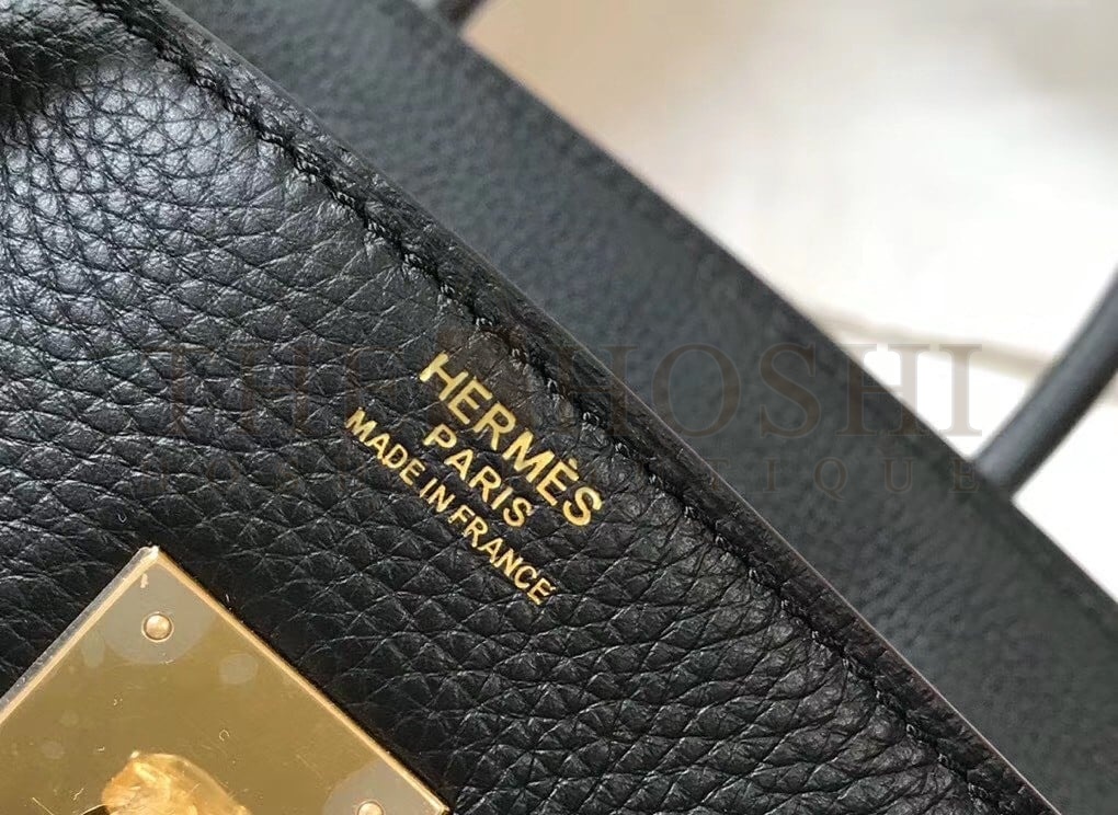 H**me5 Birkin 35 Bag in Black Clemence Leather with GHW Master Quality
