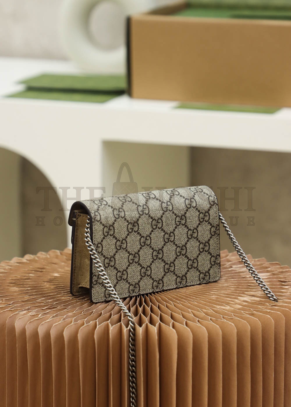 Gvc*1 GG Women Dionysus GG Svp*me Mini Bag-Sandy 16.5*10*4cm Master Quality
