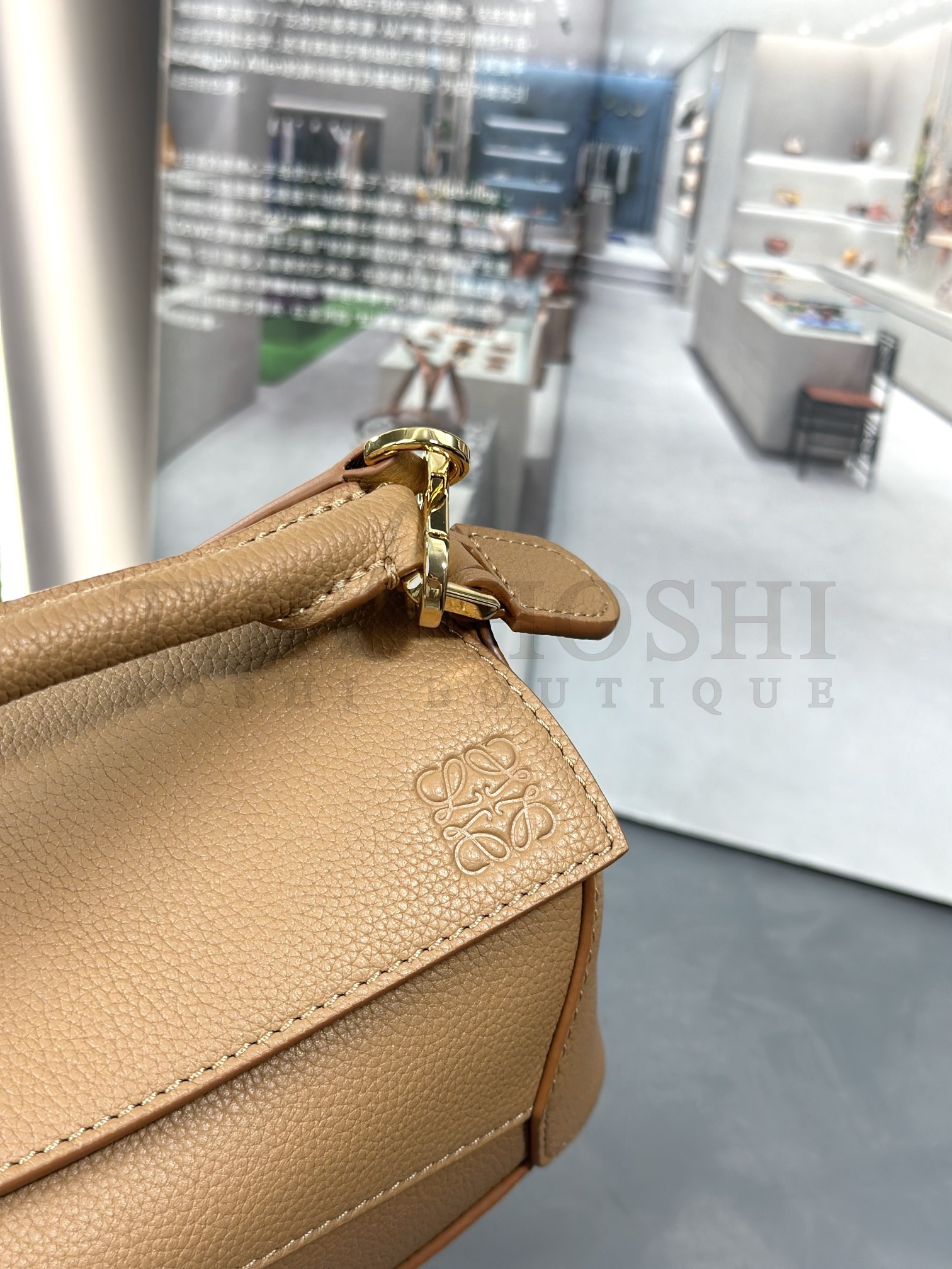 L0ew* Mini Puzzle bag in soft grained calfskin Master Quality
