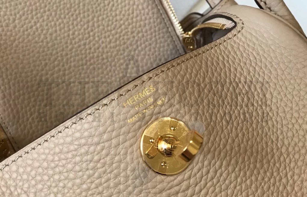 H**me5 Mini Lindy Bag In Trench Clemence Leather Master Quality