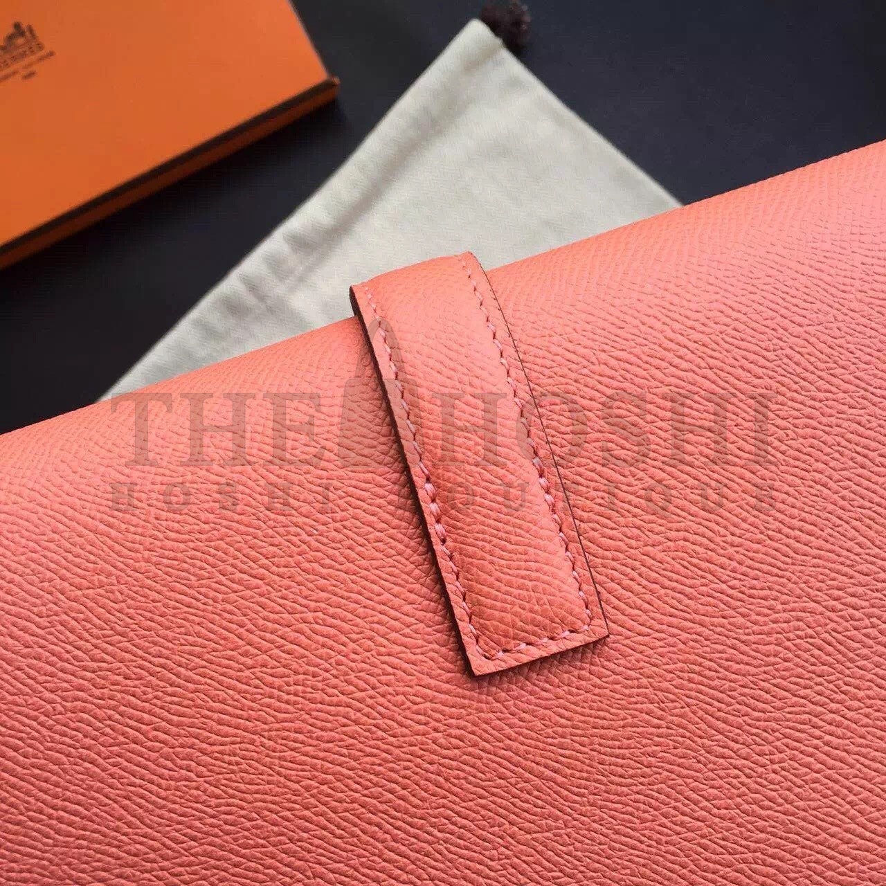 H**me5 Flamingo Epsom Jige Elan 29 Clutch Bag Master Quality