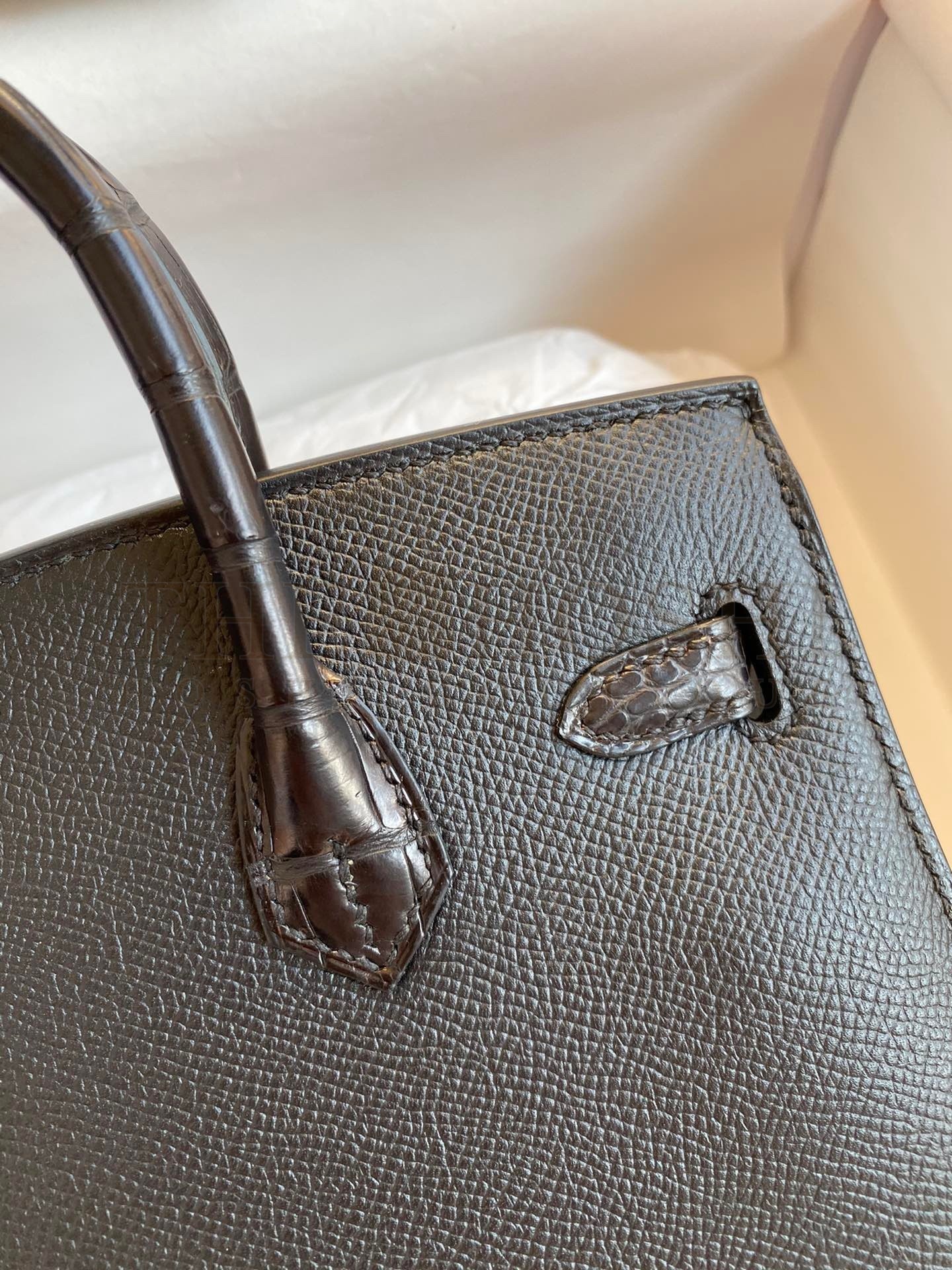 H**me5 So Black Midnight Faubourg Birkin 20 Sellier Limited Edition Bag Master Quality