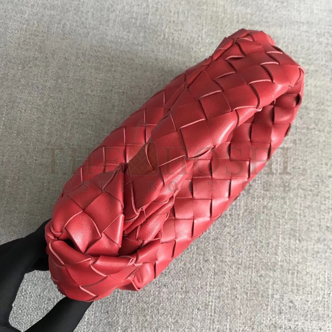 B0tt*ga Ven*ta Mini BV Jodie Bag In Red Woven Leather Master Quality