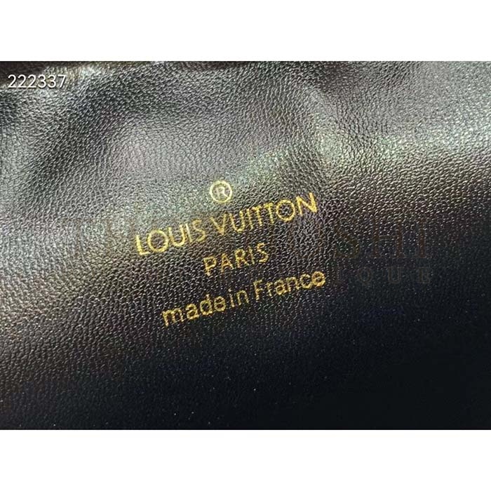 L0vis Vvtt0n LV Women Coussin PM Handbag Black Calfskin Cowhide Leather Master Quality