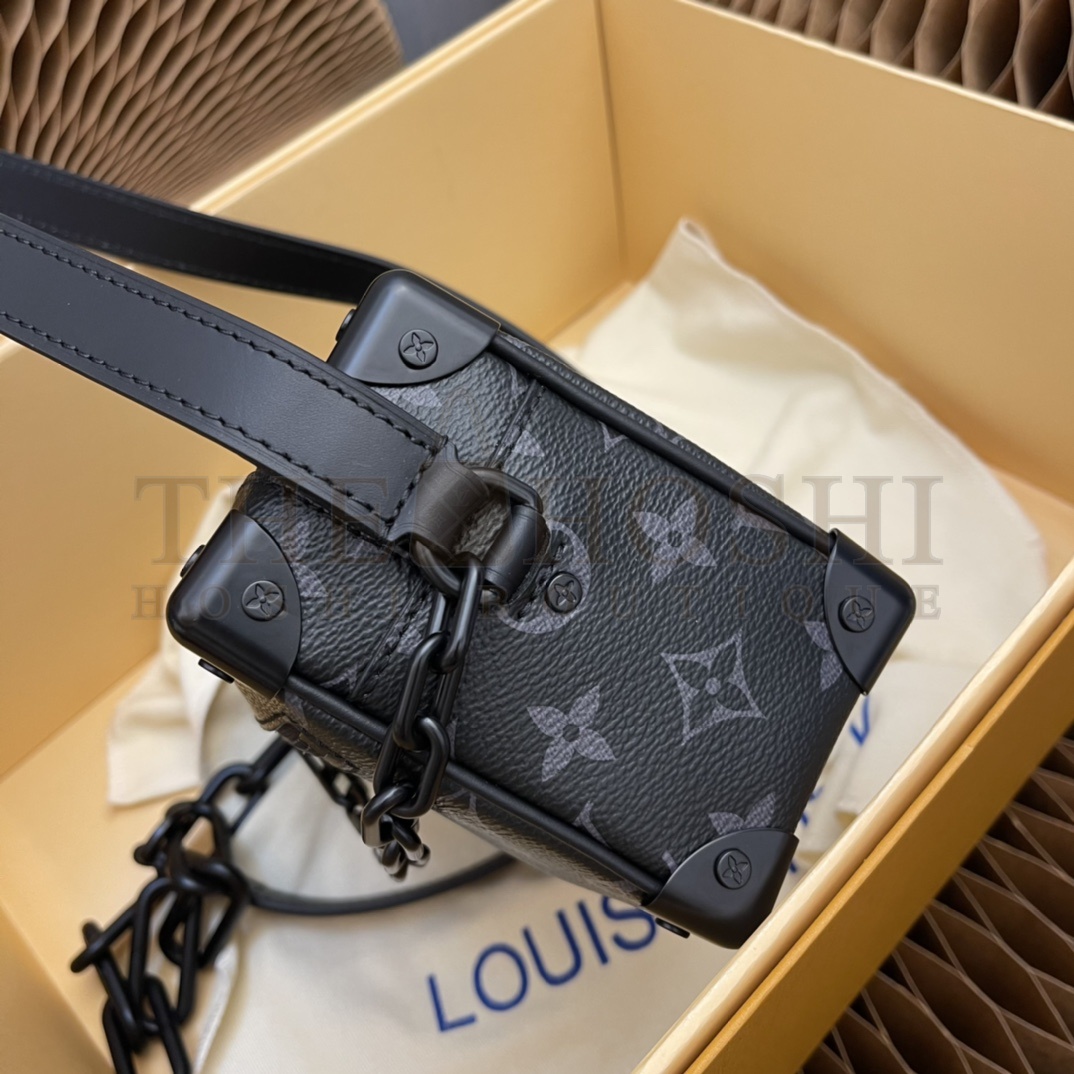 L0vis Vvtt0n LV Men Mini Soft Trunk Bag Monogram Eclipse Coated Canvas Master Quality