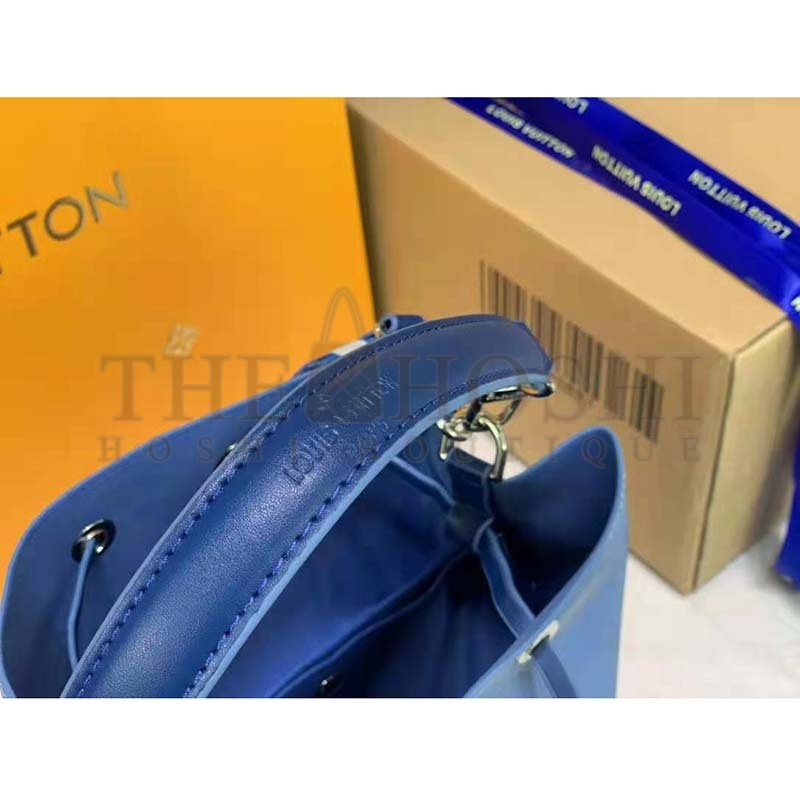L0vis Vvtt0n LV Women NéoNoé BB Bucket Bag Blue Epi Grained Cowhide Master Quality