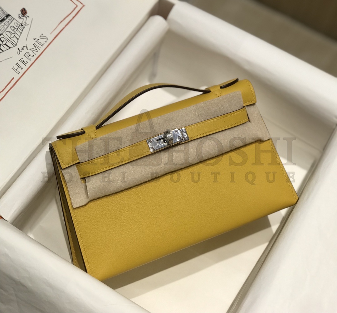 H**me5 Kelly Pochette Swift Bag Handmake 22x12x7cm Master Quality