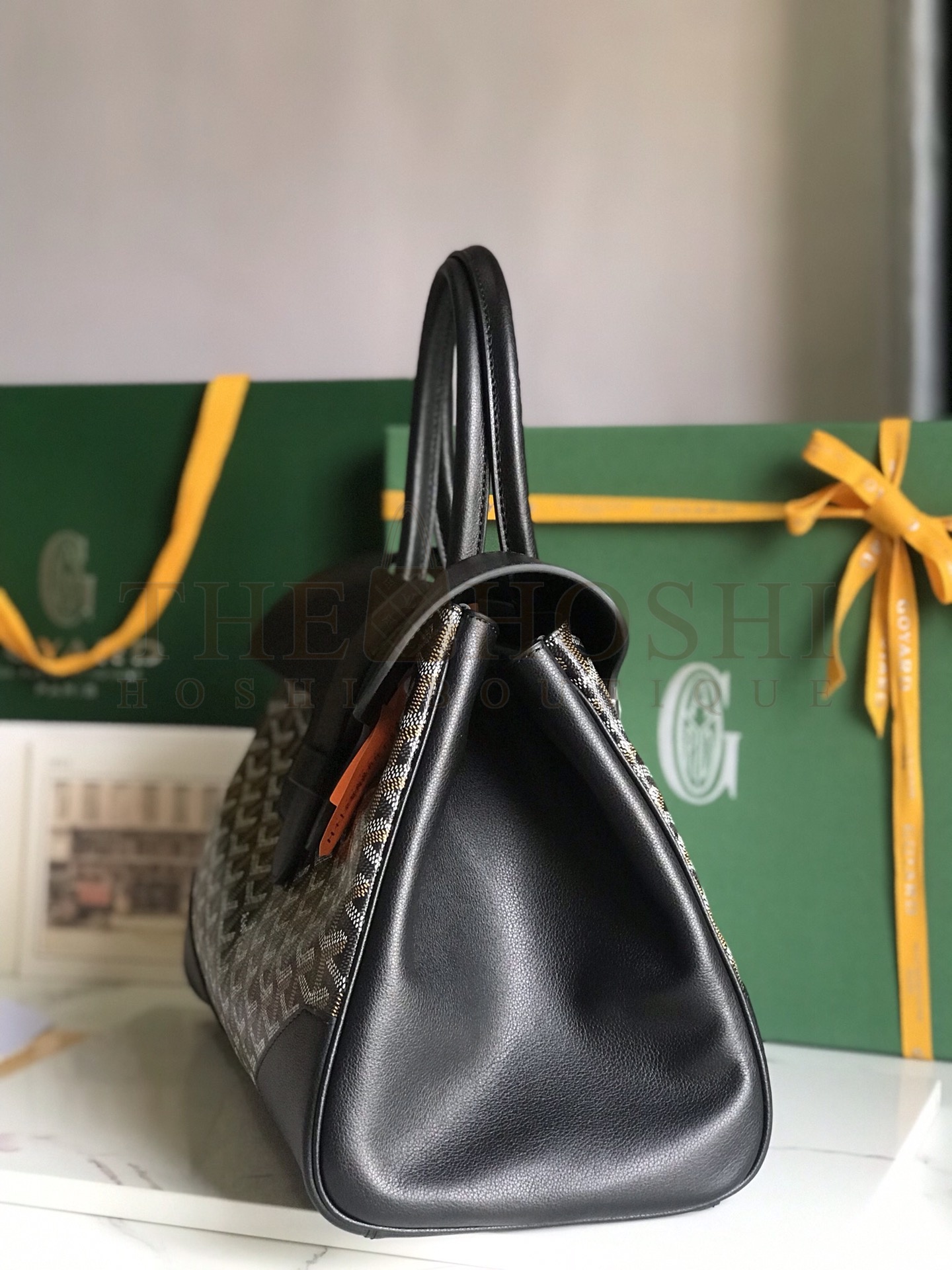 G09ard Saigon Tote Bag Black Canvas 34x18x24cm Master Quality