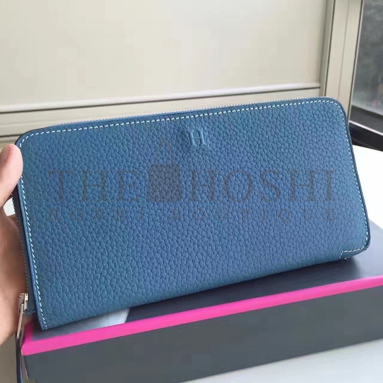 H**me5 Blue Jean Azap Zipped Wallet Master Quality