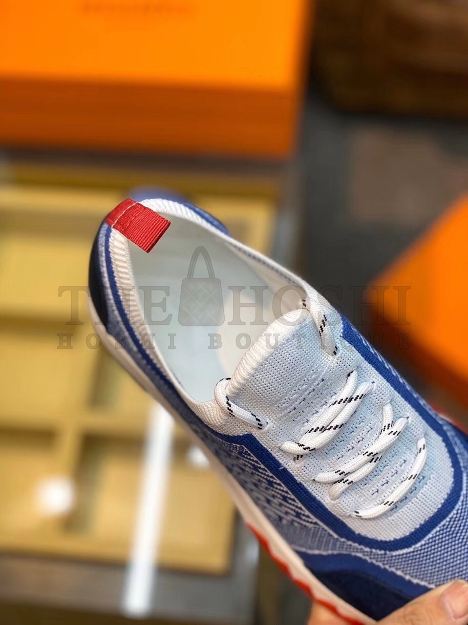 H**me5 Blue Addict Sneakers In Bicolor Knit Master Quality