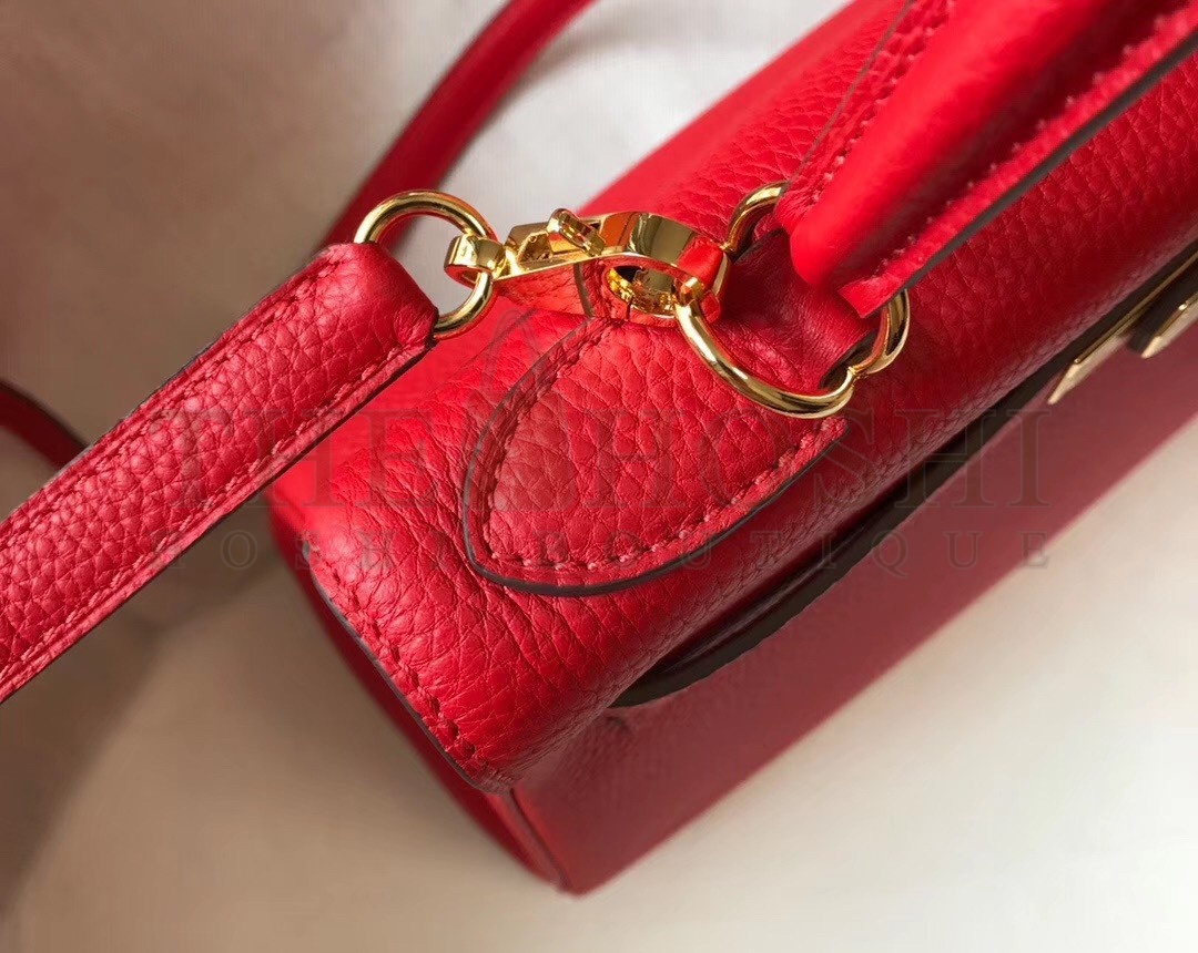 H**me5 Red Clemence Kelly 32cm Retourne Bag Master Quality