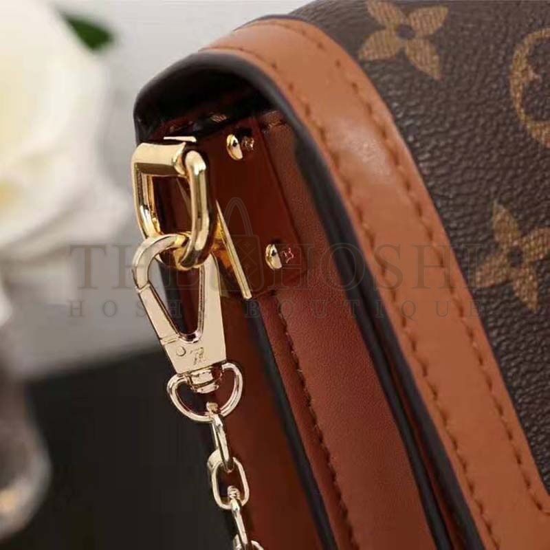 L0vis Vvtt0n LV Women Dauphine MM Handbag in Monogram Canvas-Brown Master Quality