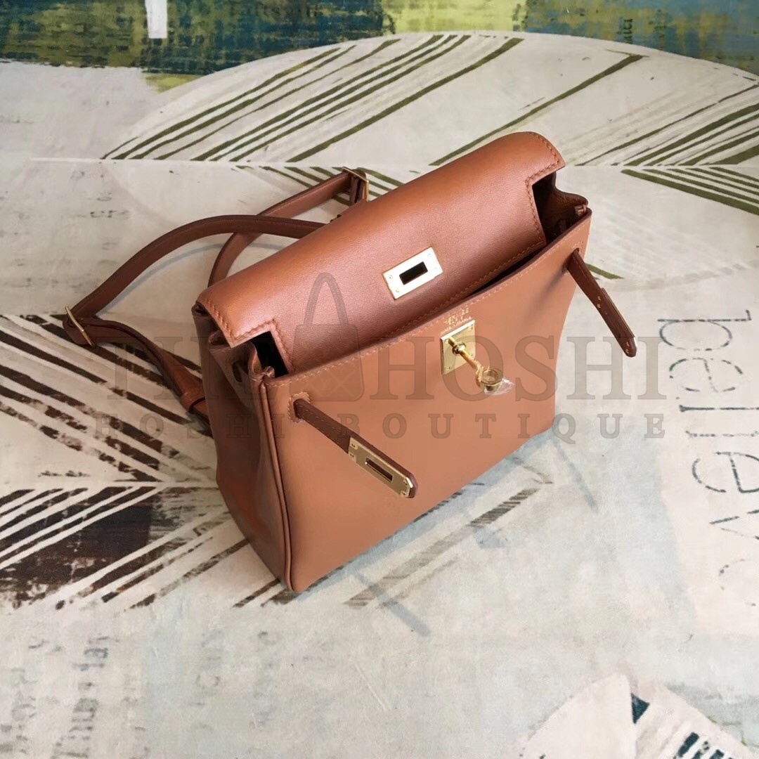 H**me5 Gold Swift Kelly Ado PM Backpack Master Quality