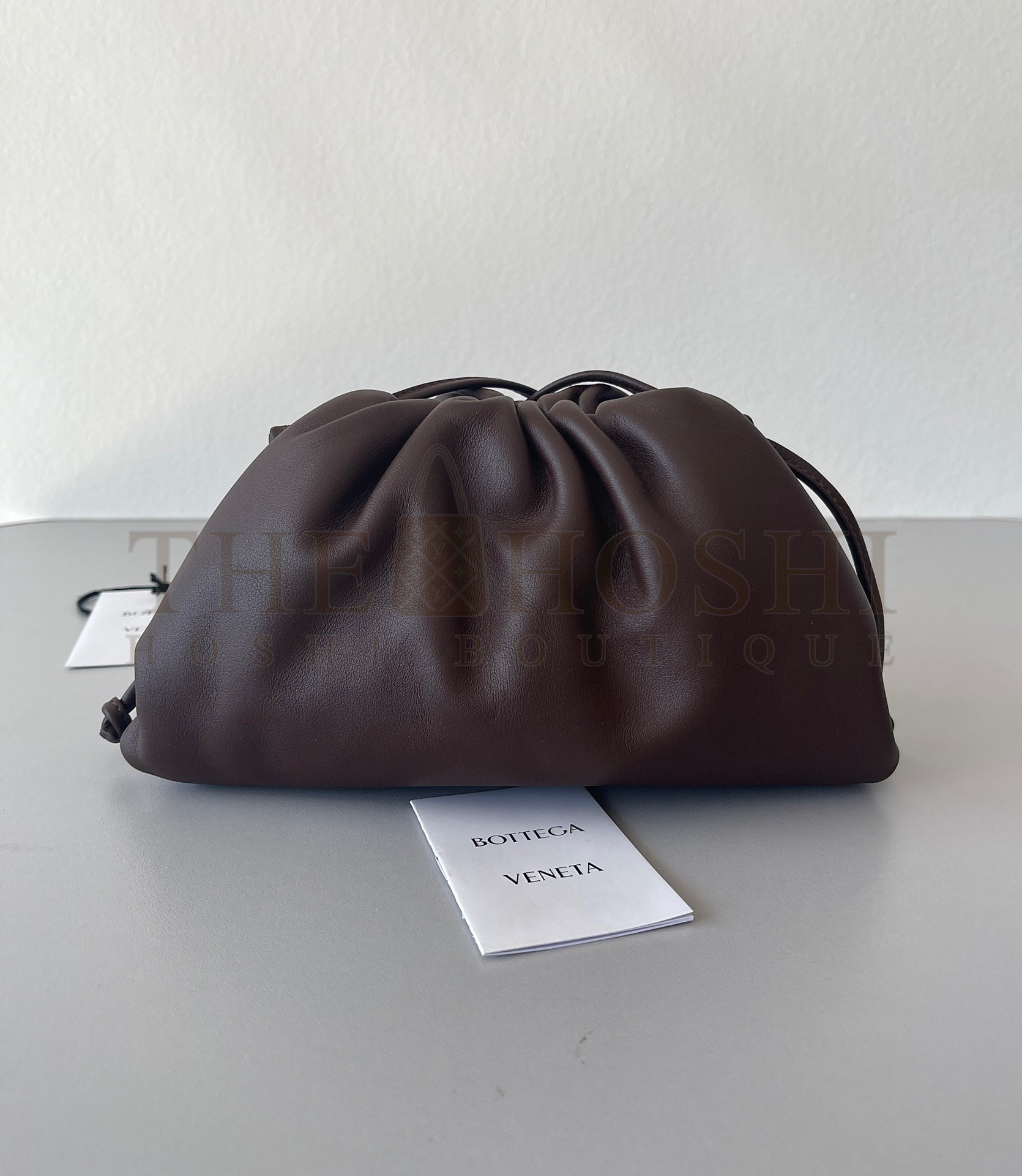 B0tt*ga Ven*ta Mini Pouch with Strap in Grape Calfskin Master Quality