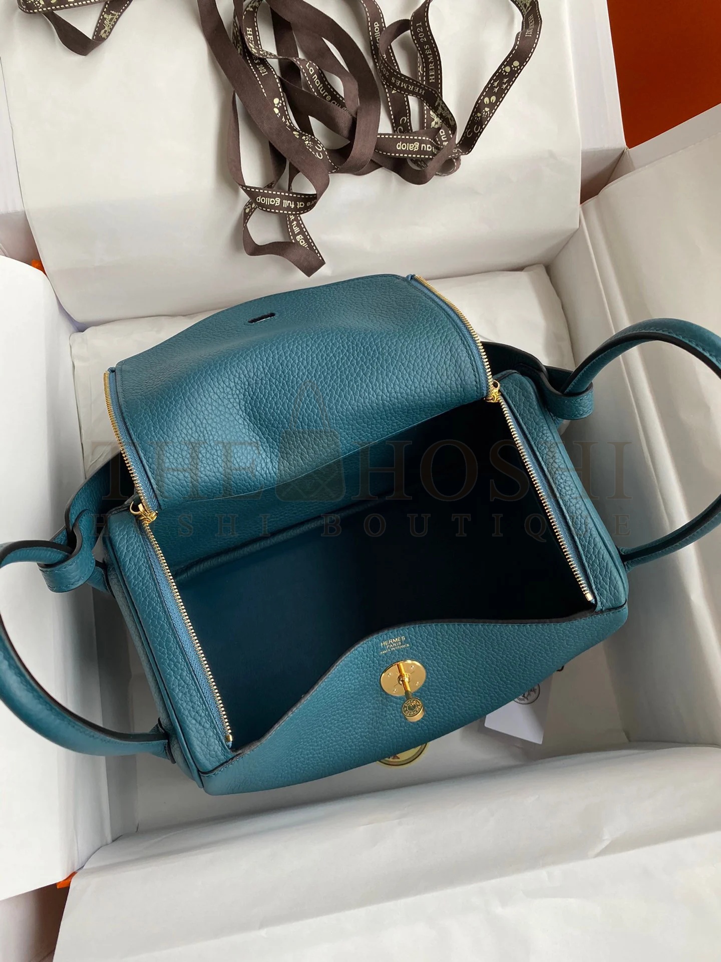 H**me5 Lindy 26 Handmade Bag In Vert Bosphore Clemence Leather Master Quality
