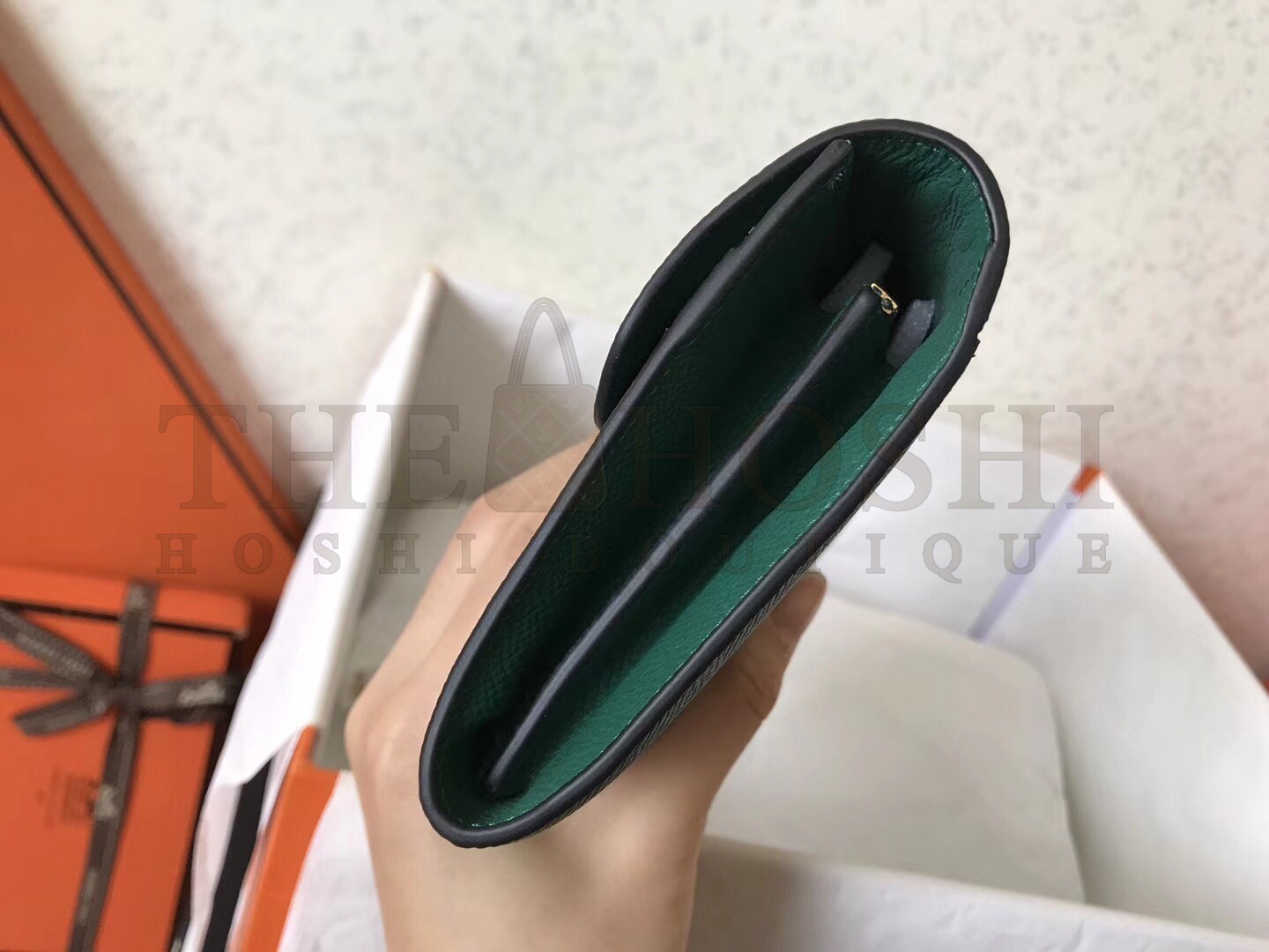 H**me5 Malachite Epsom Constance Long Wallet Master Quality