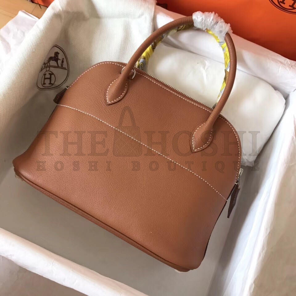 H**me5 Gold Clemence Bolide 27cm Handmade Bag Master Quality
