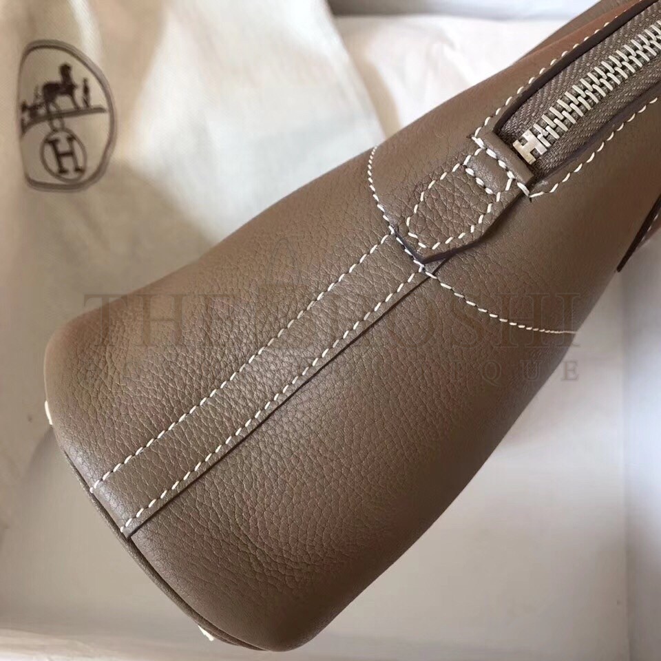 H**me5 Taupe Clemence Bolide 27cm Handmade Bag Master Quality