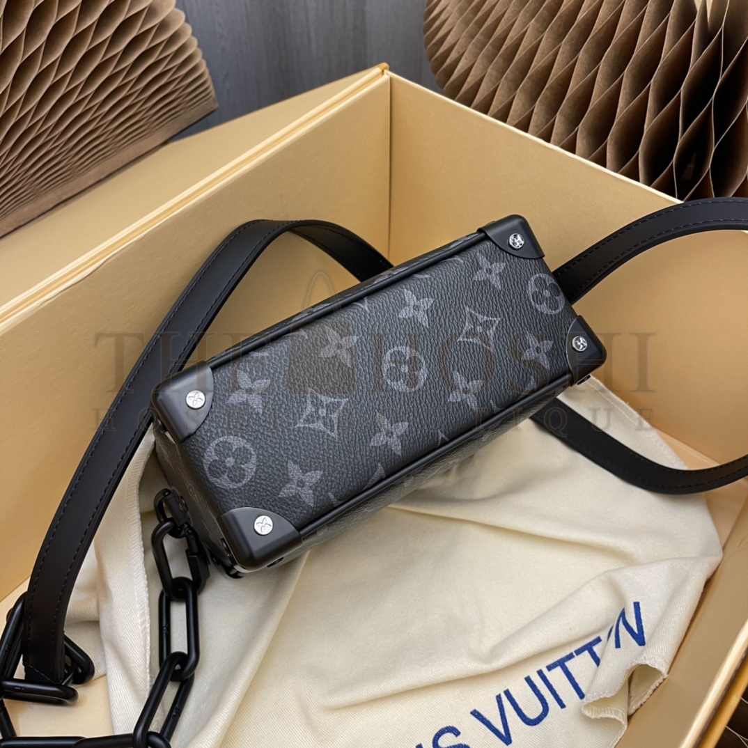 L0vis Vvtt0n LV Men Mini Soft Trunk Bag Monogram Eclipse Coated Canvas Master Quality