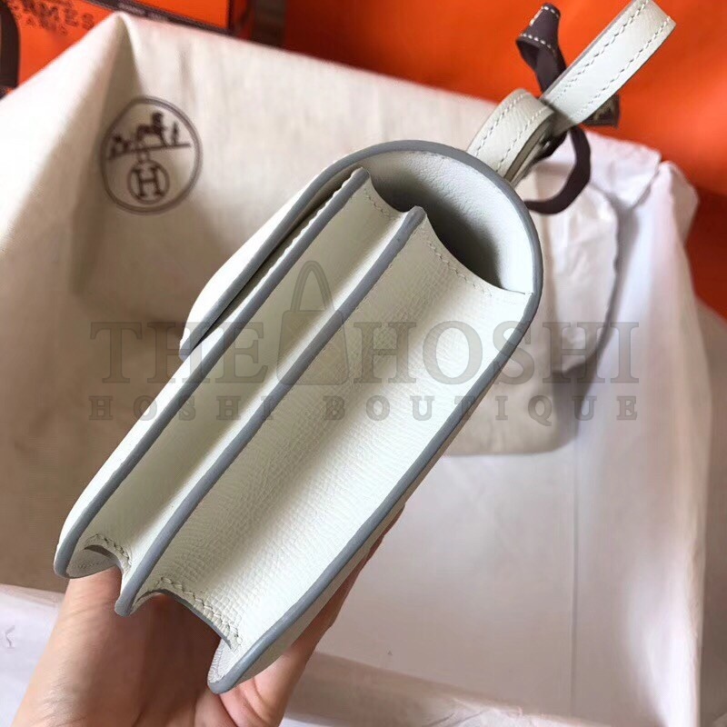 H**me5 Mini Constance 18cm White Epsom Bag Master Quality