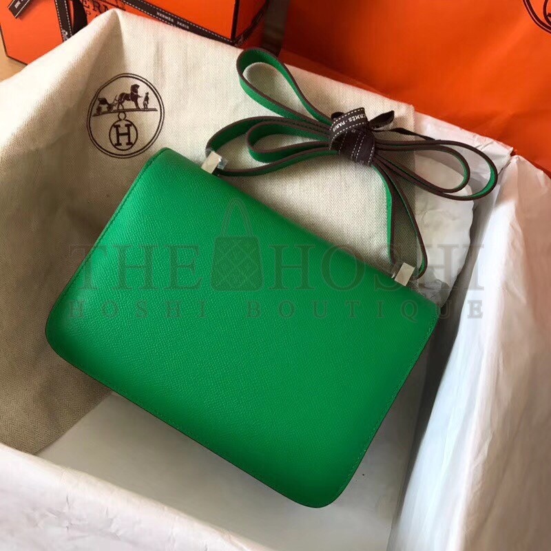 H**me5 Epsom Constance 24cm Bambou Handmade Bag Master Quality