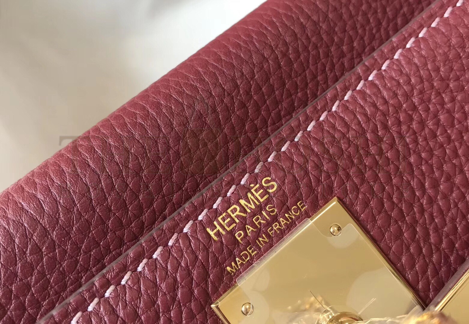 H**me5 Bordeaux Clemence Kelly 28cm Bag Master Quality