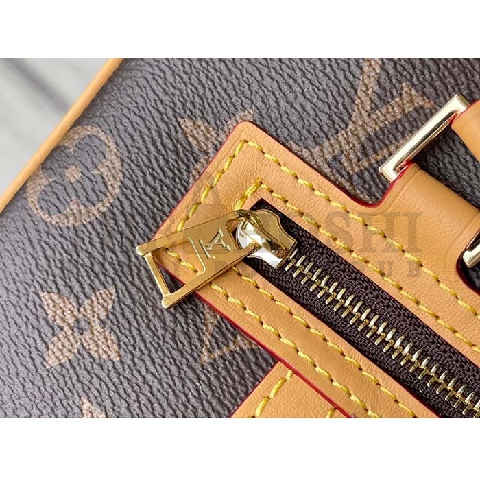L0vis Vvtt0n LV Women Cité Handbag Monogram Coated Canvas Cowhide Leather Master Quality