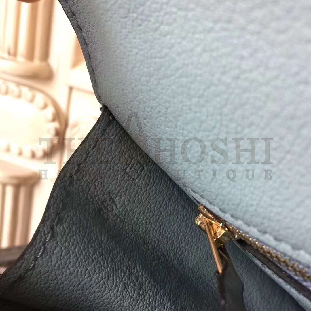 H**me5 Blue Lin Constance MM 24cm Crocodile Bag Master Quality