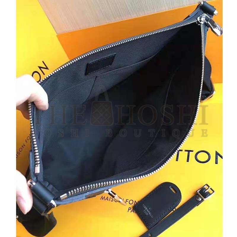 L0vis Vvtt0n LV Men Mick PM Bag in Damier Graphite Canvas-Grey Master Quality