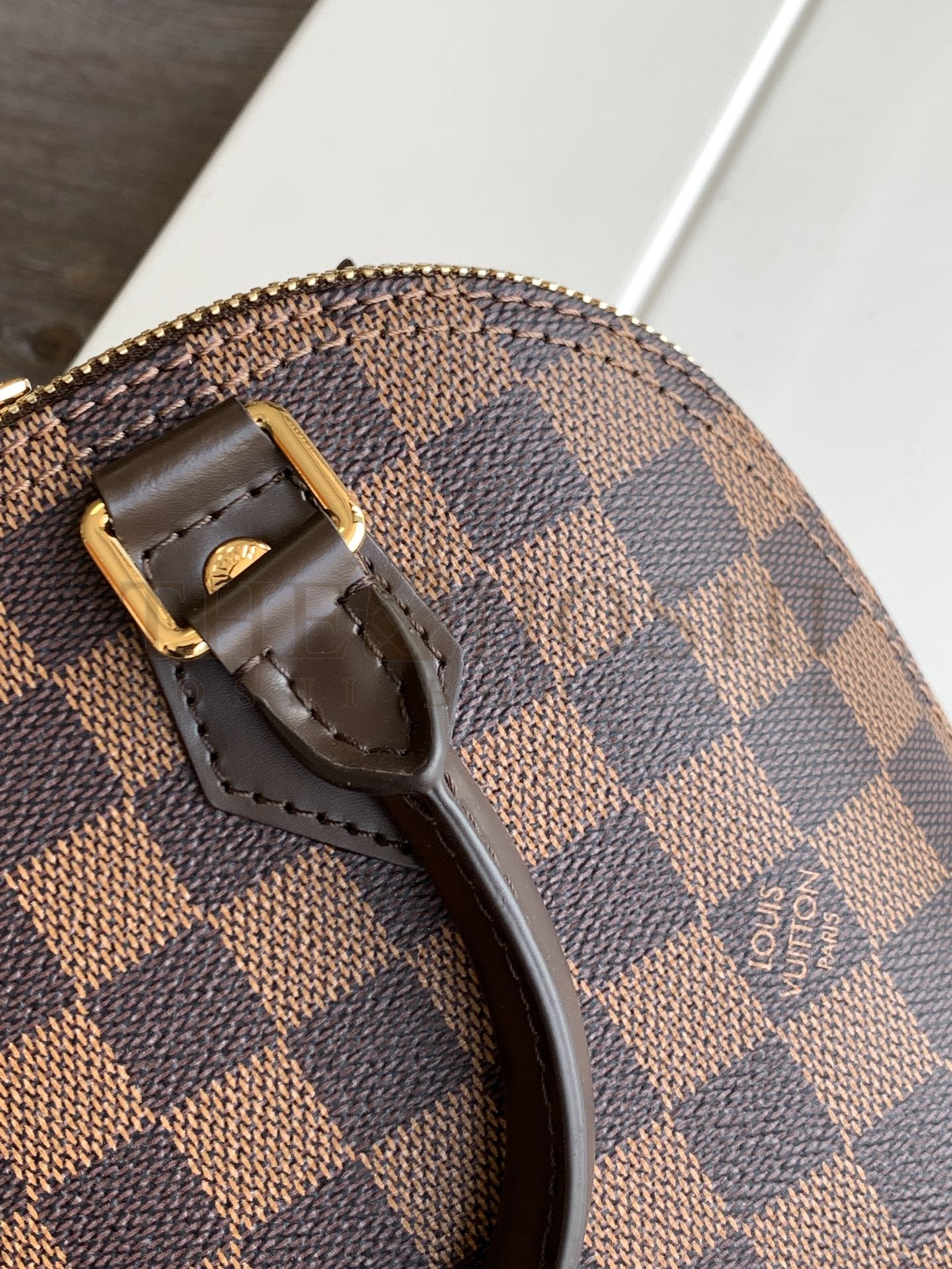 L0vis Vvtt0n LV Women Alma BB Handbag in Graphic Damier Ebene Canvas  N41221 M53152 Master Quality