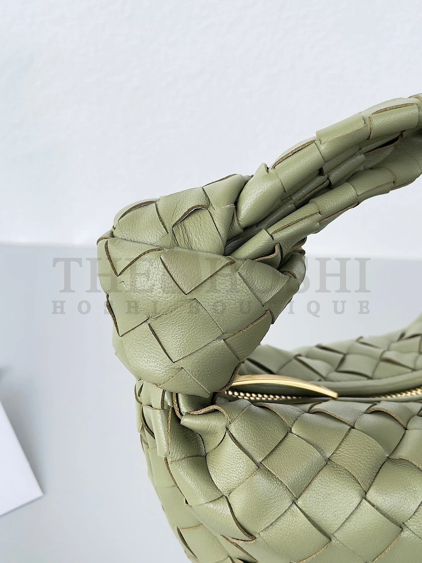 B0tt*ga Ven*ta BV Jodie Mini Bag In Travertine Intrecciato Lambskin Master Quality