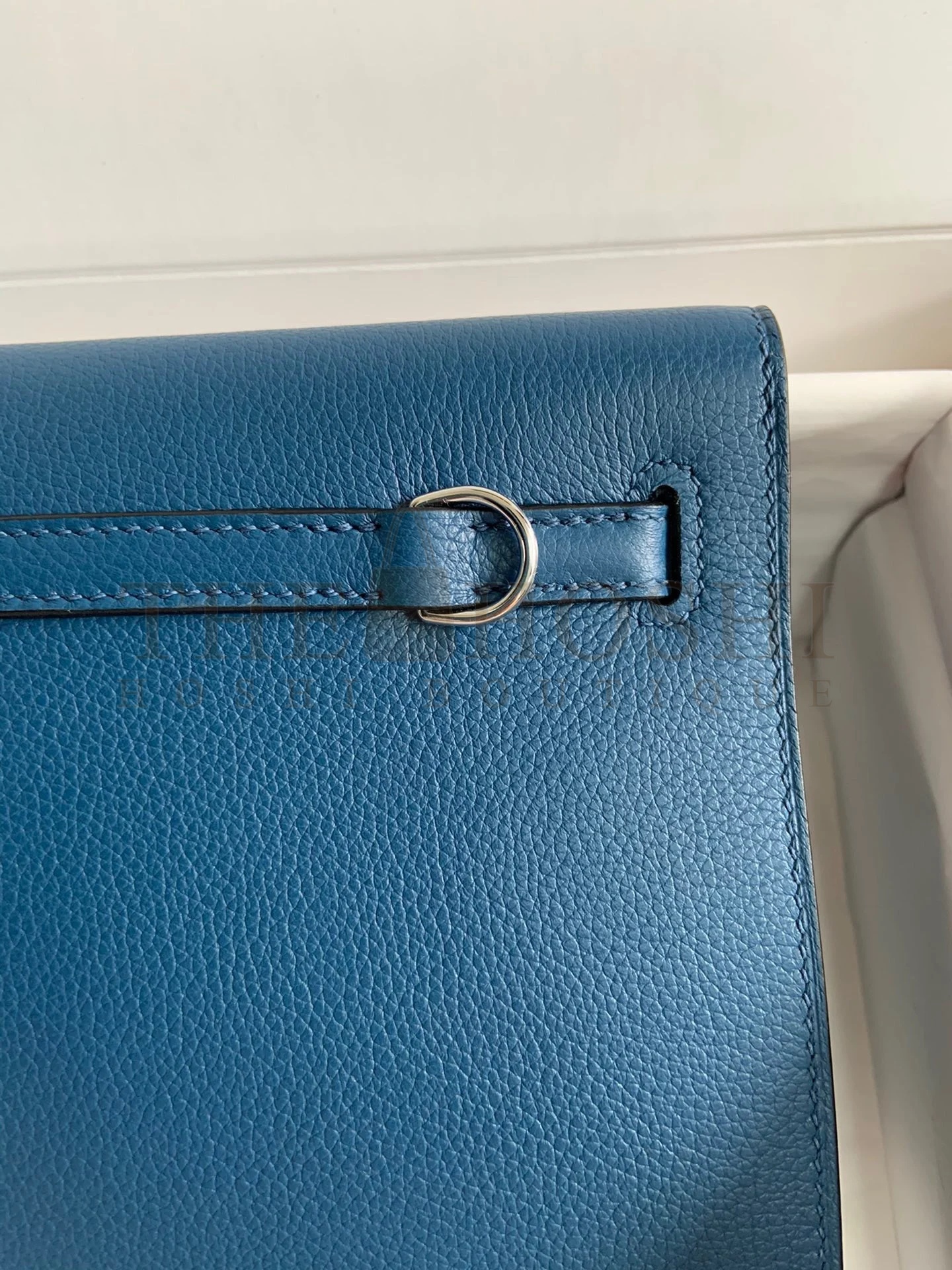 H**me5 Kelly Danse II Handmade Bag In Deep Blue Evercolor Calfskin Master Quality