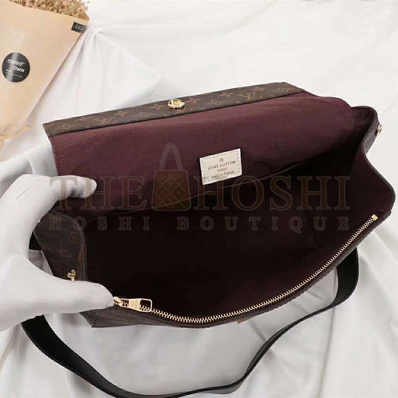 L0vis Vvtt0n LV Women Cluny MM Handbag in Monogram Canvas-Brown Master Quality