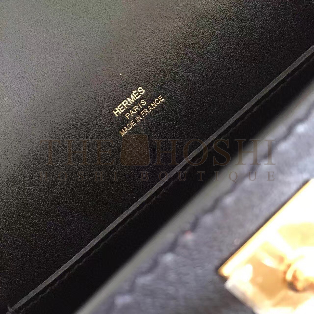 H**me5 Black Kelly Pochette Swift Handmade Bag Master Quality