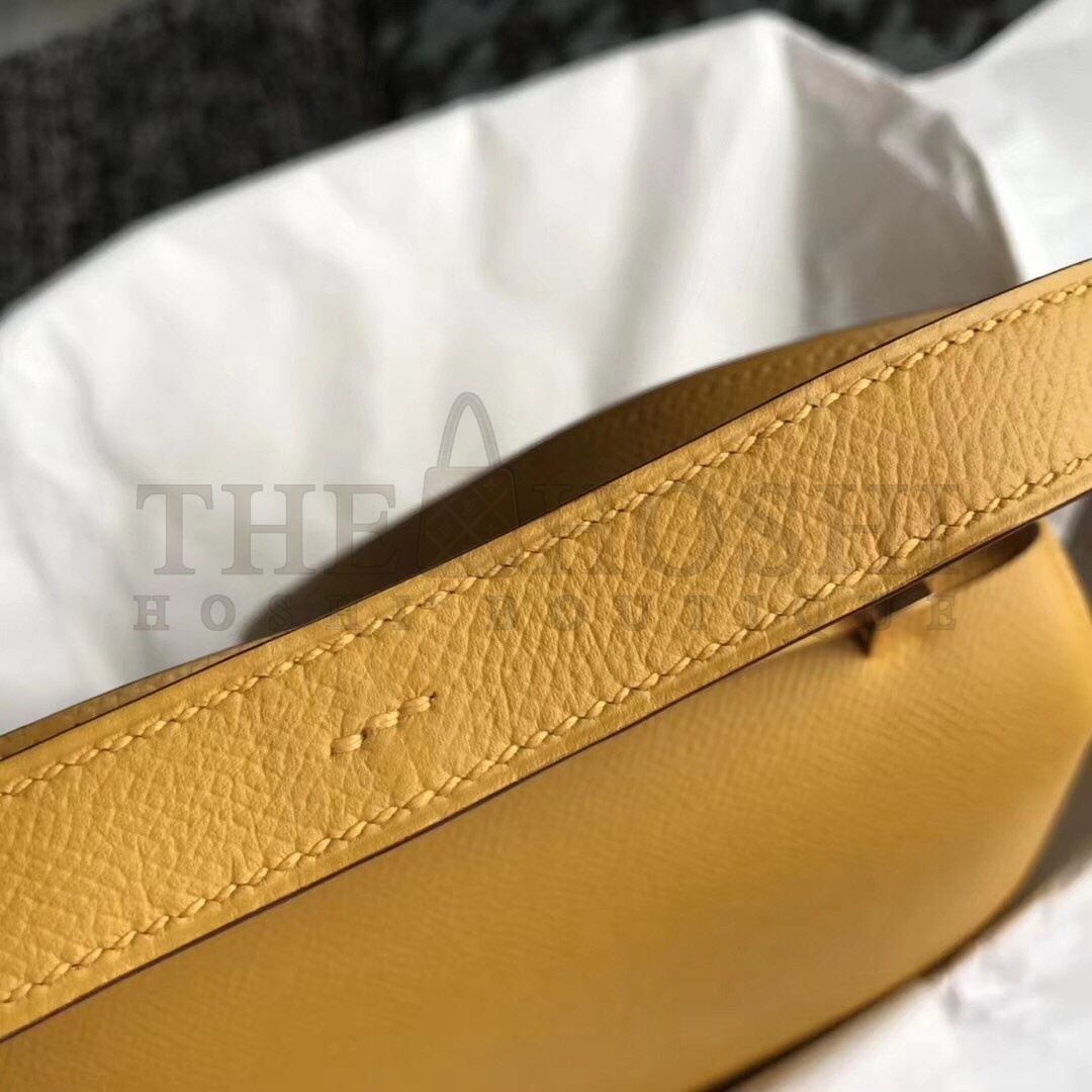 H**me5 Mini Constance 18cm Jaune Epsom Bag Master Quality