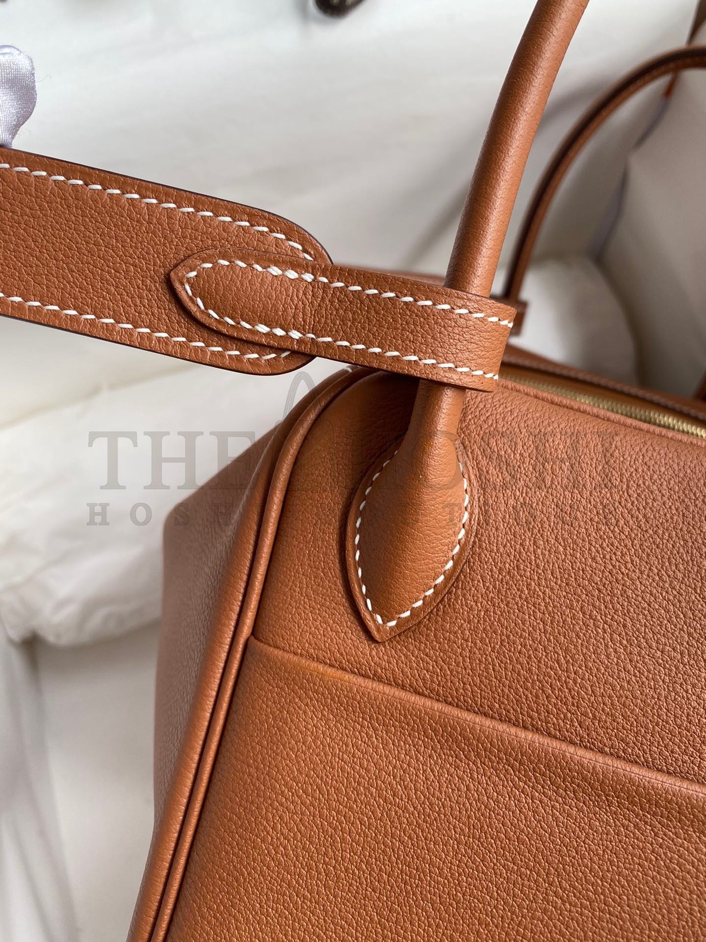 H**me5 Lindy 26 Handmade Bag In Gold Evercolor Leather Master Quality