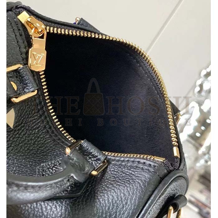 L0vis Vvtt0n LV Women Nano Speedy Bag Black Beige Monogram Empreinte Embossed S*pple Grained Cowhide Leather Master Quality