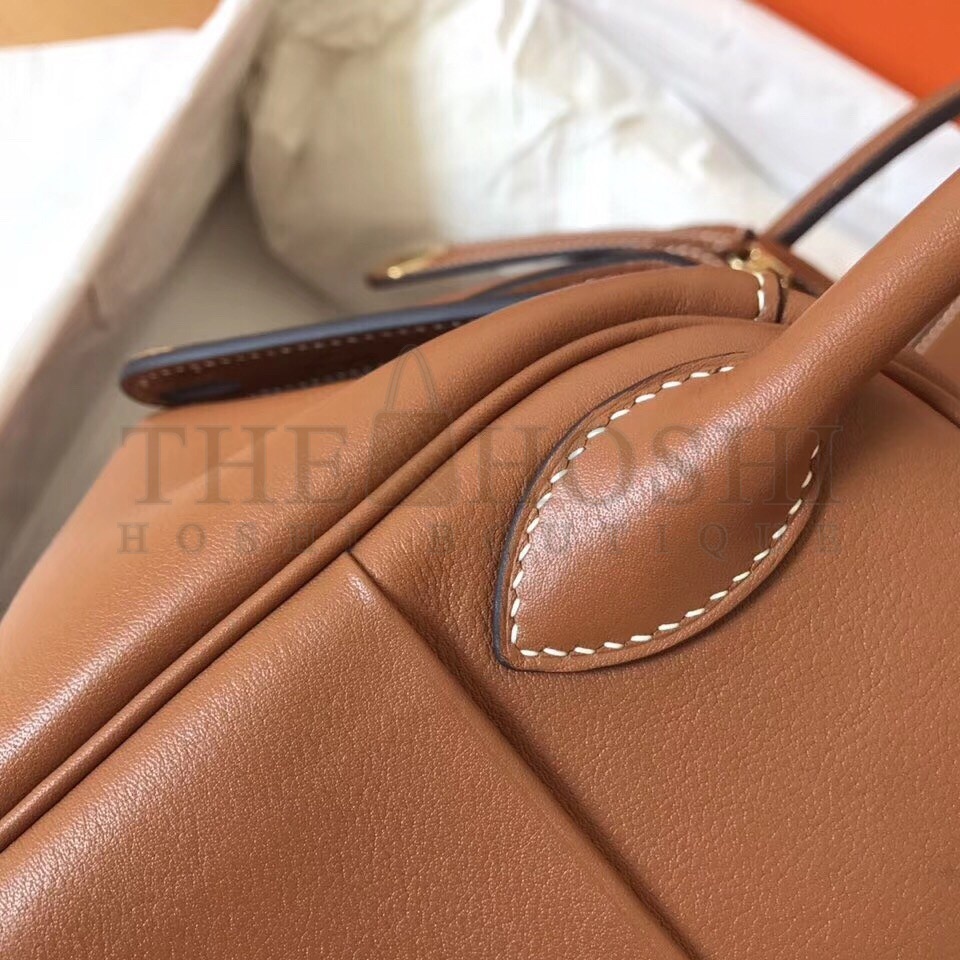H**me5 Gold Lindy 30cm Swift Handmade Bag Master Quality