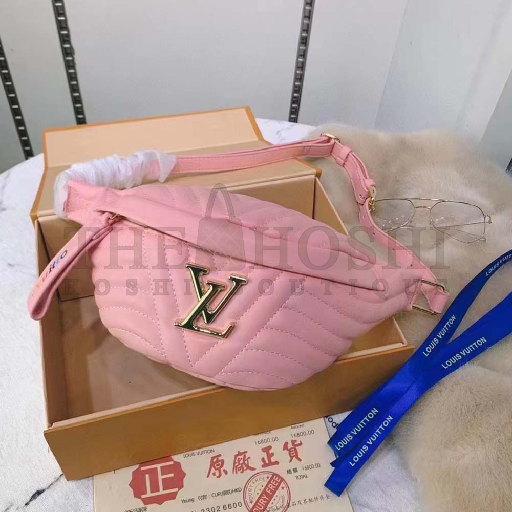 L0vis Vvtt0n LV Women New Wave Bumbag Quilted in Calf Leather Master Quality