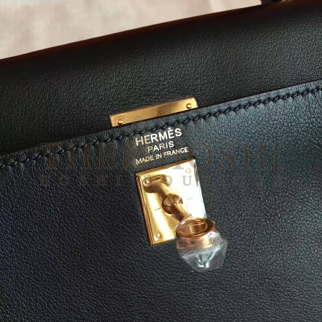 H**me5 Swift Kelly 25cm Retourne Handmade Black Bag Master Quality