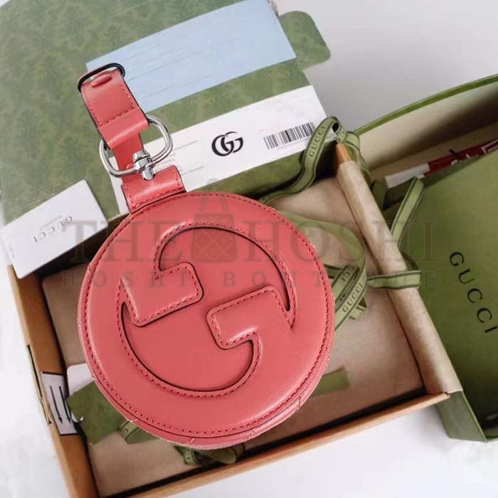 Gvc*1 Women GG Blondie Mini Shoulder Bag Round Interlocking G Pink Leather Master Quality