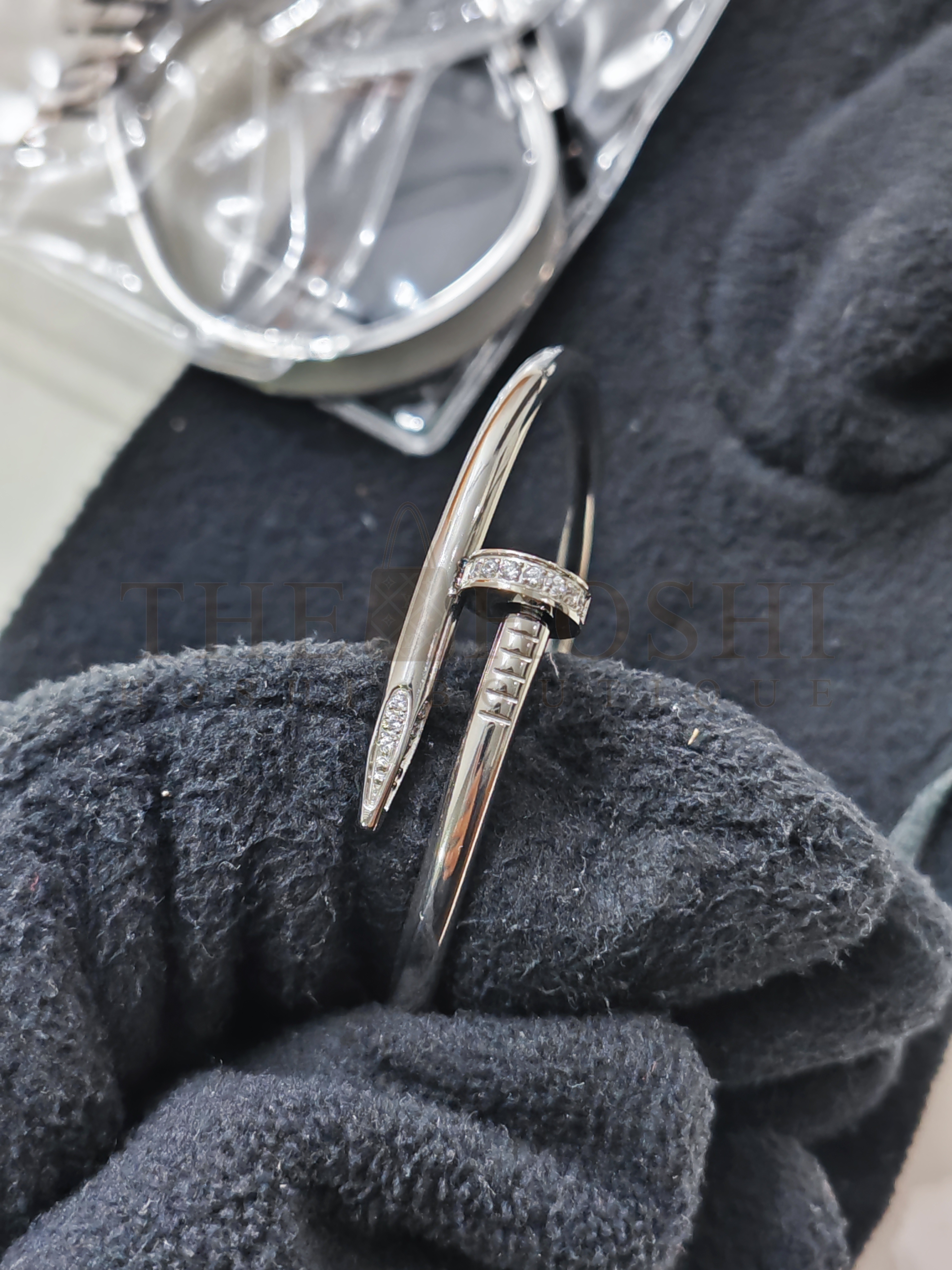 Ca*t1er JUSTE UN CLOU Bracelet, White Gold & Rose Gold & Yellow Gold Master Quality