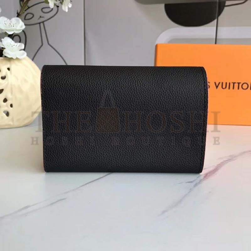 L0vis Vvtt0n LV Women Capucines Compact Wallet Taurillon Leather-Pink Master Quality