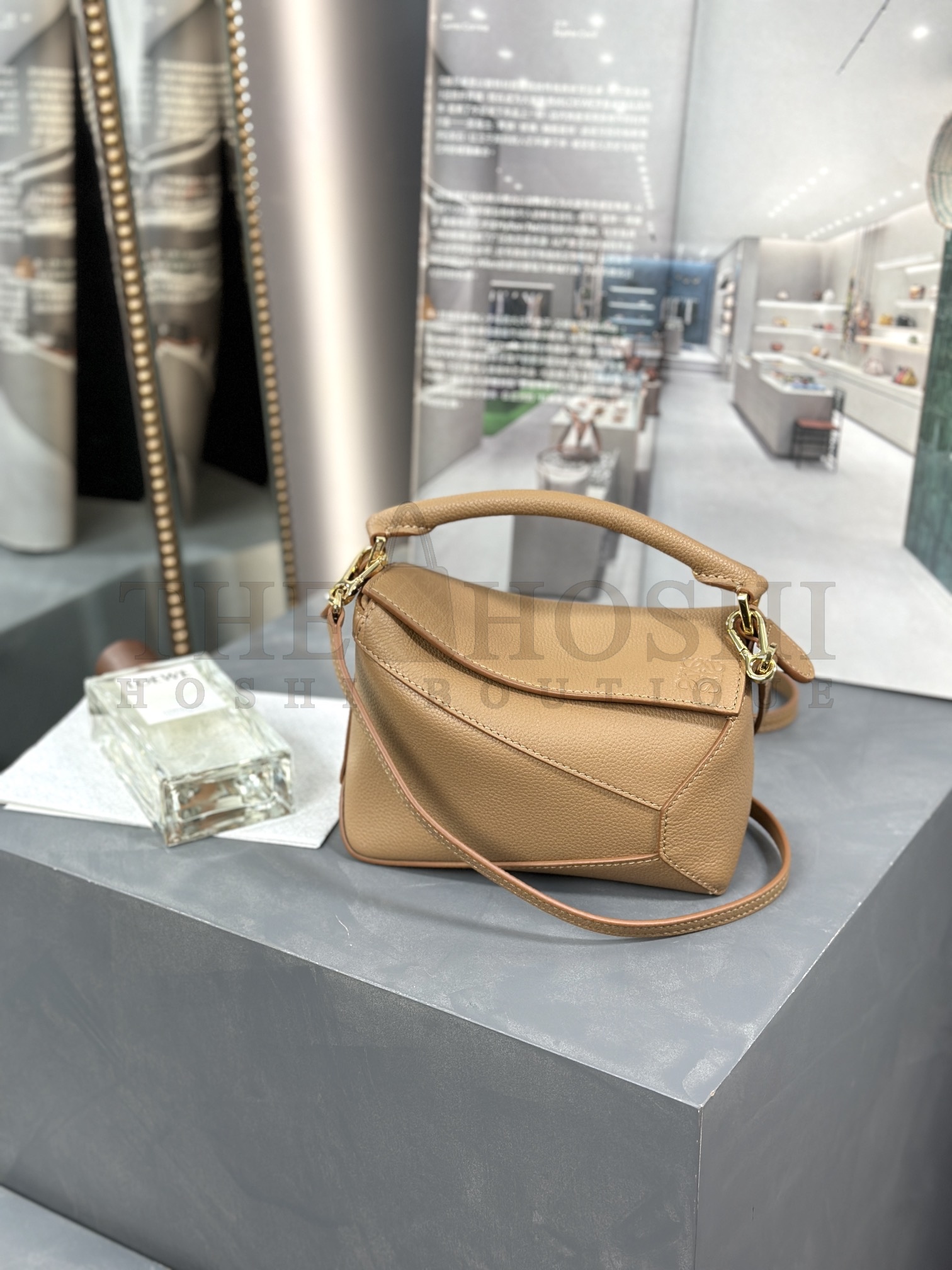 L0ew* Mini Puzzle bag in soft grained calfskin Master Quality