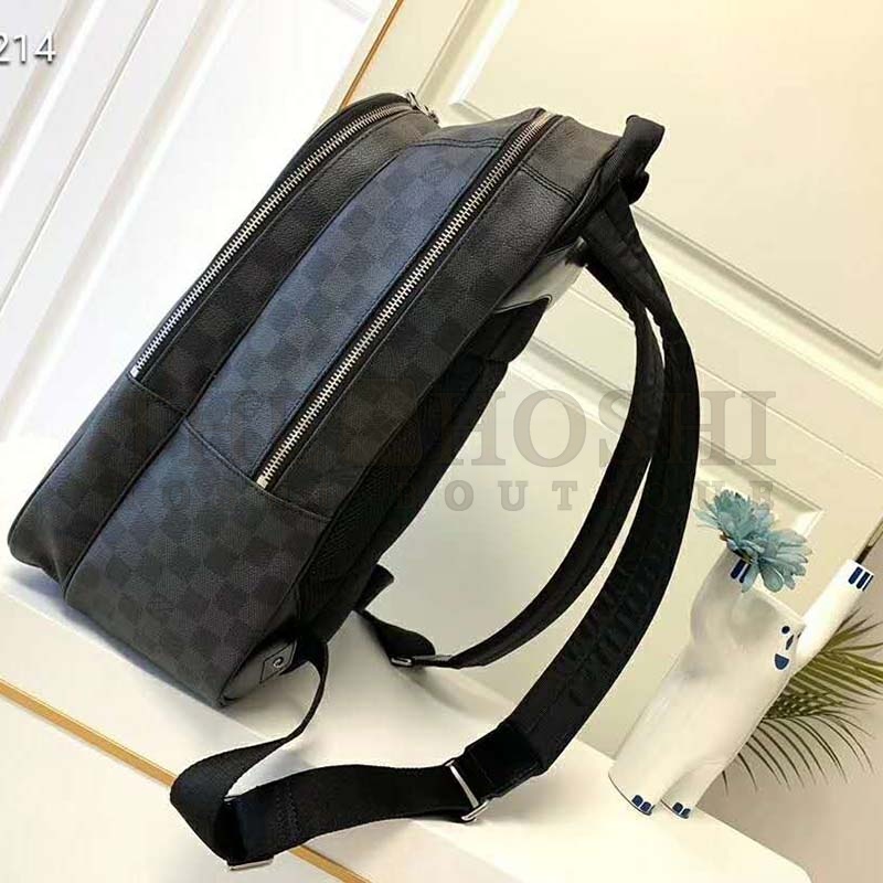 L0vis Vvtt0n LV Men Michael Backpack Damier Graphite Canvas-Grey Master Quality